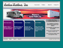 Tablet Screenshot of customtrailersinc.com